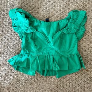 Shein Green Top